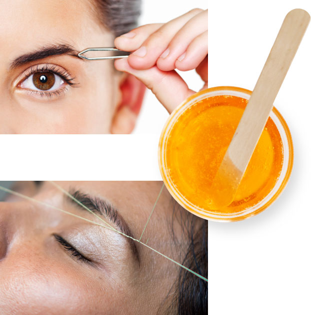 Geleneksel y&ouml;ntemlerle y&uuml;zdeki t&uuml;ylerin alınması resim