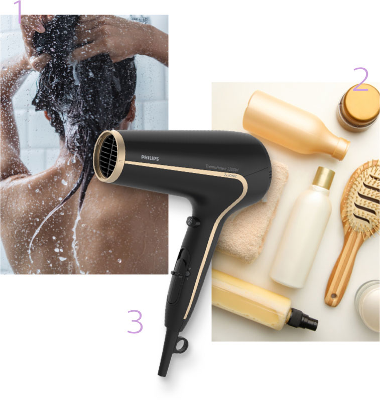 Kabarık kıvırcık sa&ccedil; bakımı resim