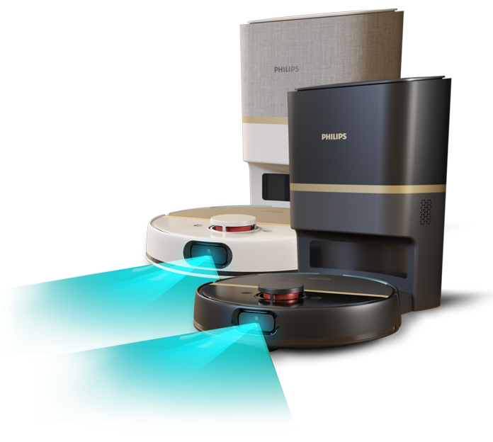 Philips S&uuml;p&uuml;rge ve Paspas Robotu 7000 serisi aqua k&uuml;&ccedil;&uuml;k resmi