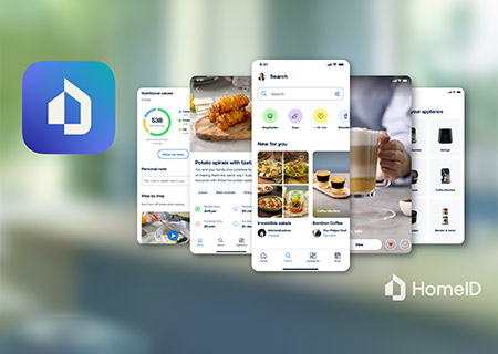 Philips HomeID uygulaması, tarifler i&ccedil;in akıllı uygulama