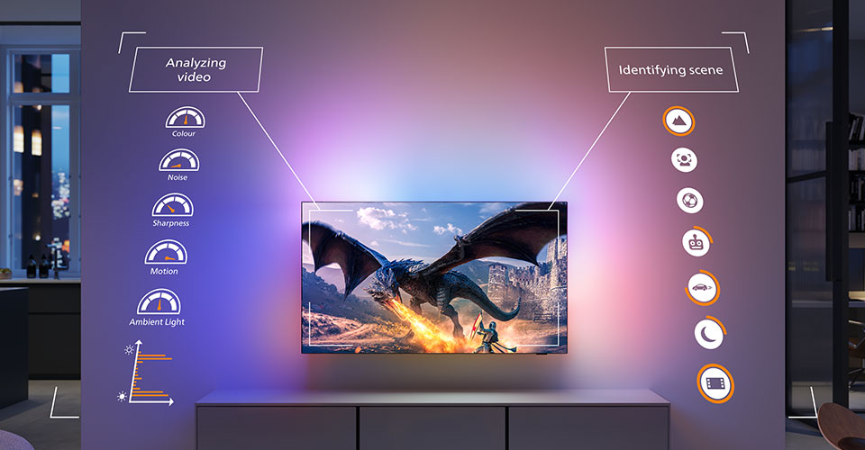 Ambilight TV'lerin sahne optimizasyonu