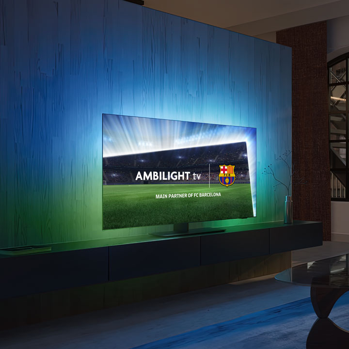 Ambilight TV'ler ile FC Barcelona ma&ccedil;ları