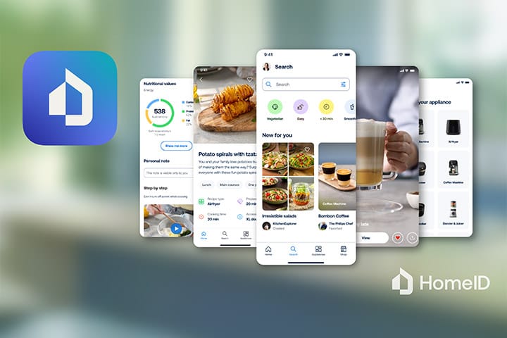 HomeID, HomeID uygulamamızdan makinenizle ilgili t&uuml;m bilgileri &ouml;ğrenin ve yeni, kafe tarzı kahve tariflerini keşfedin.